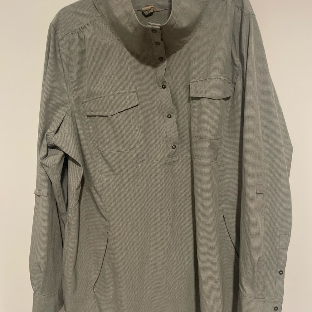 Duluth Trading Co Men's Gray Lightweight Shirt Jacket 👀BUNDLE😍SAVE🥳